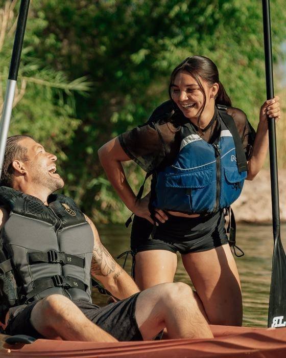 Redline customers on the river