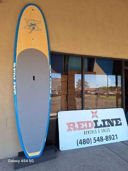 Redline 12′ Bamboo Hard Paddle Board