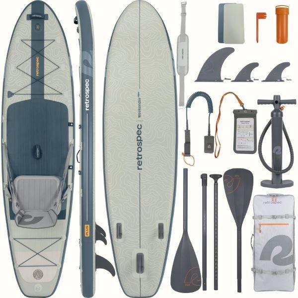 Retrospec Weekender Plus 10’6″ Paddle Board with Seat