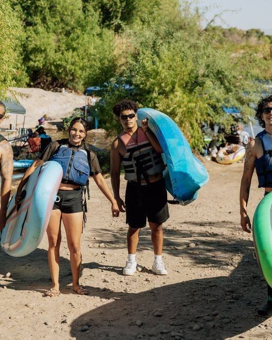 Redline customers on the river