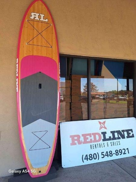 Redline 11′ Bamboo Hard Paddle Board
