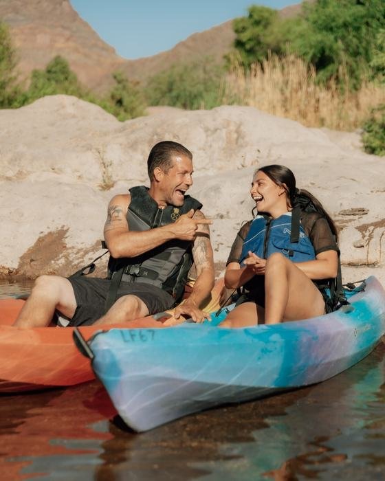 Redline customers on the river