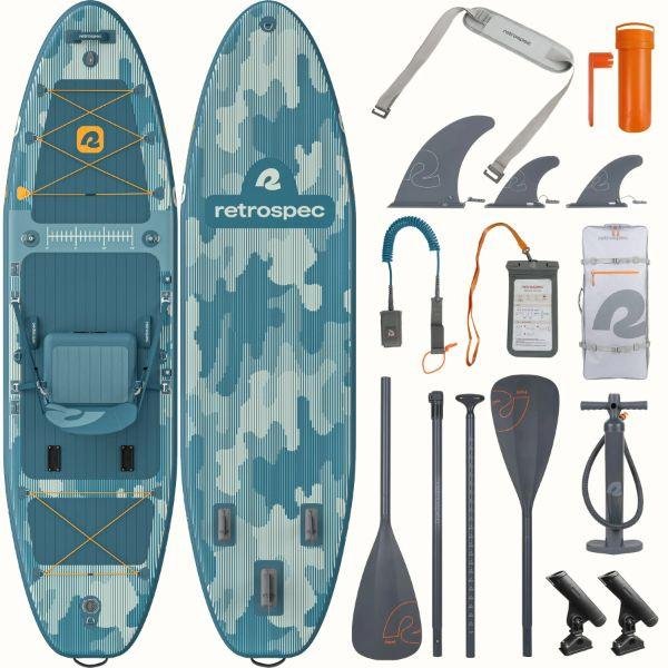 Retrospec June 11’6″ Hybrid Fishing Paddle Board