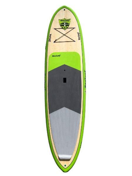 BruSurf 10’6″ Bamboo Hard Paddle Board
