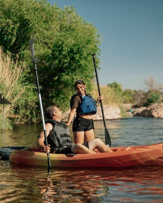 Redline customers on the river