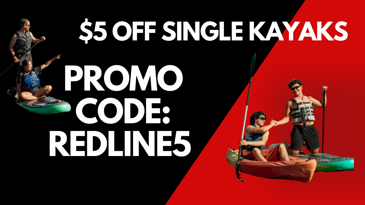 Redline Coupon $5 Off kayak rentals