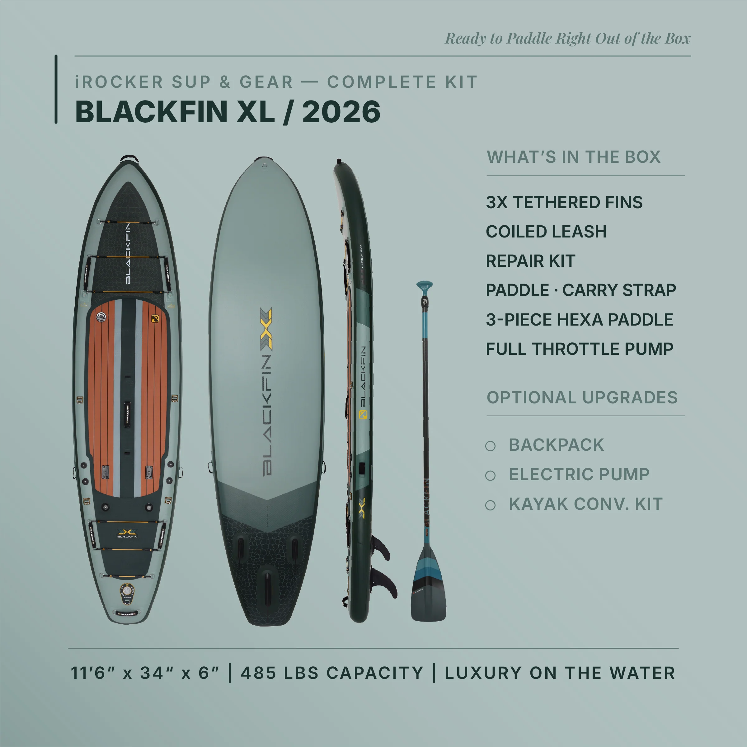 Blackfin Model XL paddleboards sold at Redline Mesa Arizona