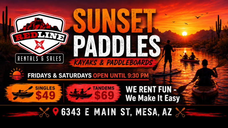Sunset paddles butcher jone beach salt river paddleboarding