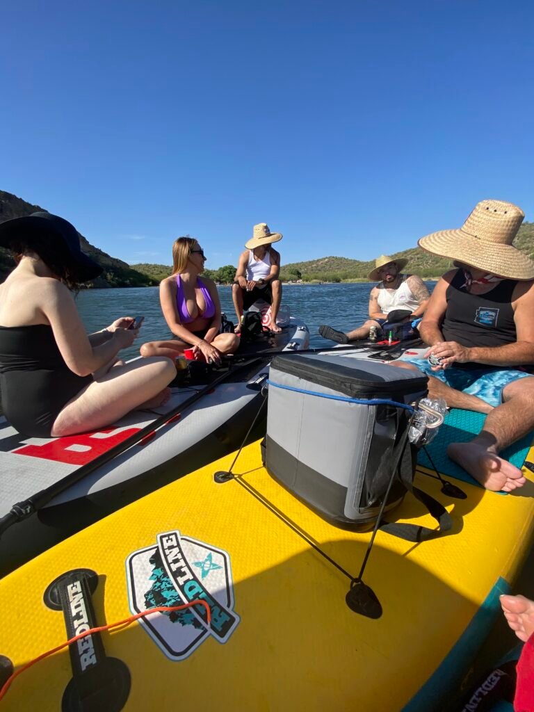 Saguaro Lake kayaking and Paddleboarding Redline Rentals Mesa, Arizona