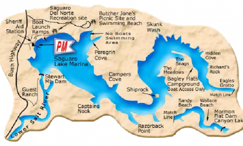 Saguaro-Lake-Map